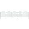 vidaXL Schuttingset gebogen 77,5x78,5 cm groen