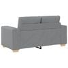 vidaXL Loveseat bank 120 cm stof lichtgrijs