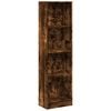 vidaXL Boekenkast 40x24x176 cm bewerkt hout gerookt eikenkleurig