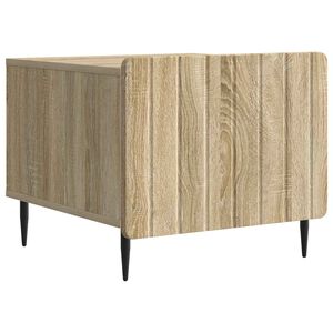 vidaXL Salontafel met lade Sonoma Eiken 49 x 50 x 42 cm Bewerkt hout