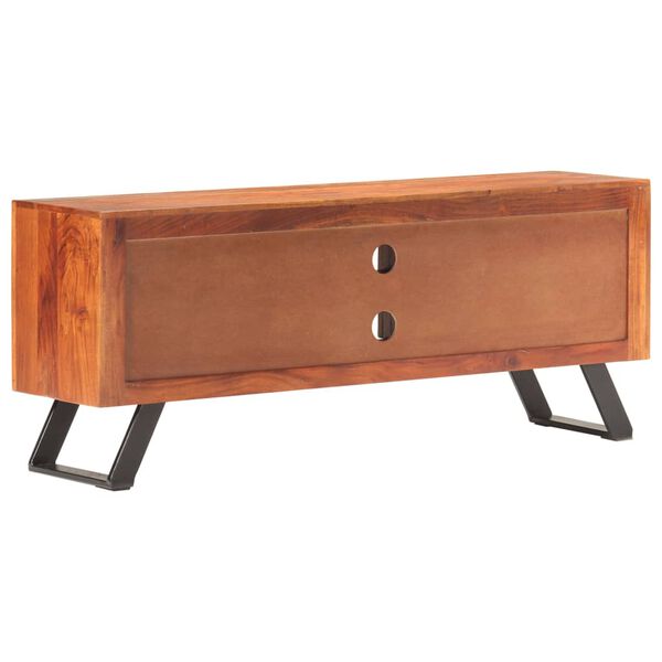 vidaXL Tv-meubel 122x30x49 cm massief acaciahout