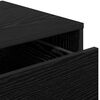 vidaXL Ladenkast met lade Zwart Eiken 41 x 40 x 58 cm Bewerkt hout