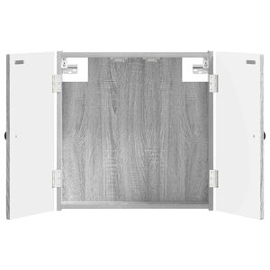 vidaXL Dartbord Kabinet BREDA Grijs Sonoma 52,5 x 10,5 x 53,5 cm