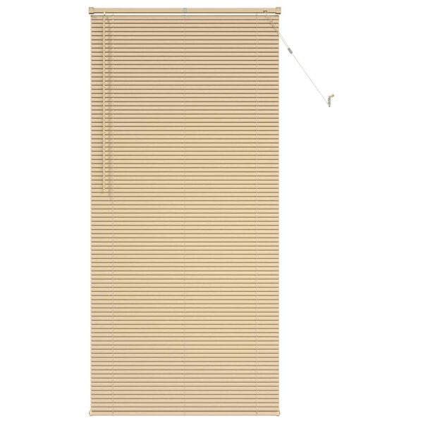 vidaXL Venetiaanse Blind Lichtbruin met Patroon 213 x 80 cm PVC