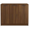 vidaXL Dressoir 90,5x30x70 cm bewerkt hout bruin eikenkleur