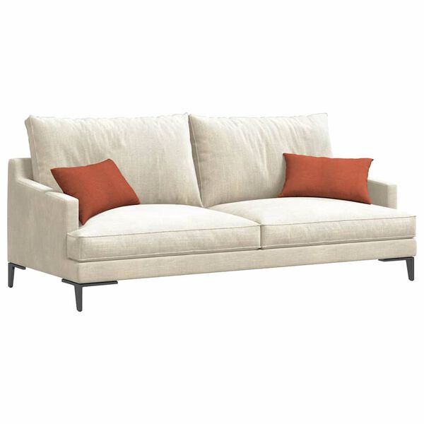 vidaXL Sofa Kussens 2 stuks Rood-oranje 50 x 30 cm Cordstof