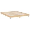 vidaXL Bedframe zonder matras hout sonoma eikenkleurig 140x200 cm