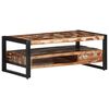 vidaXL Salontafel 90x50x36 cm massief gerecycled hout meerkleurig