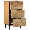 vidaXL Dressoir 40x33x75 cm massief mangohout bruin