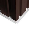 vidaXL Tuinberging 204x132x186 cm staal bruin