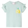 Kindershirt 92 mintkleurig