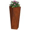 vidaXL Plantenbak Roestig 30 x 30 x 75 cm Cortenstaal