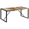 vidaXL Eettafel 175x90x76 cm massief gerecycled hout