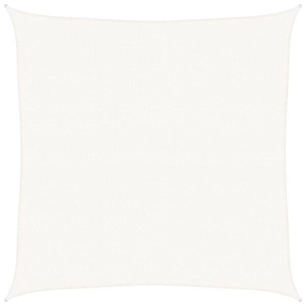 vidaXL Zonnezeil 160 g/m&sup2; 5x5 m HDPE wit