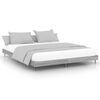 vidaXL Bedframe zonder matras 160x200 cm spaanplaat grijs Sonoma