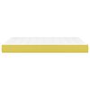 vidaXL Pocketveringmatras 140x190x20 cm stof groen