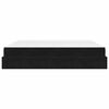 vidaXL Bedframe met matras met matras 2 pcs Zwart Fluweel