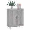 vidaXL Dressoir 69,5x34x90 cm bewerkt hout grijs sonoma eikenkleurig