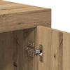 vidaXL Dressoir 80x40x75 cm bewerkt hout artisanaal eikenkleur