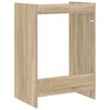 vidaXL Wasmachinekast met opslag Sonoma 67,5 x 48 x 97 cm Bewerkt hout