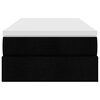 vidaXL Ottoman bed met matras 90x200cm stof zwart