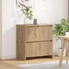 vidaXL Dressoir Artisan Eiken 70 x 41 x 75 cm Bewerkt hout