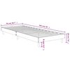 vidaXL Bedframe zonder matras hout gerookt eikenkleurig 75x190 cm