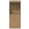 vidaXL LED Sideboard Artisan Eiken 41 x 37 x 100 cm Bewerkt hout