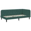 vidaXL Hoekbedframe Donkergroen 90 x 190 cm Fluweel