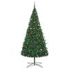 vidaXL Kerstboom met decoratieve touwlichten Groen 400 cm PVC