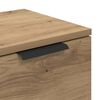 vidaXL Dressoir met lade Artisan Eiken 60 x 30 x 70 cm Bewerkt hout