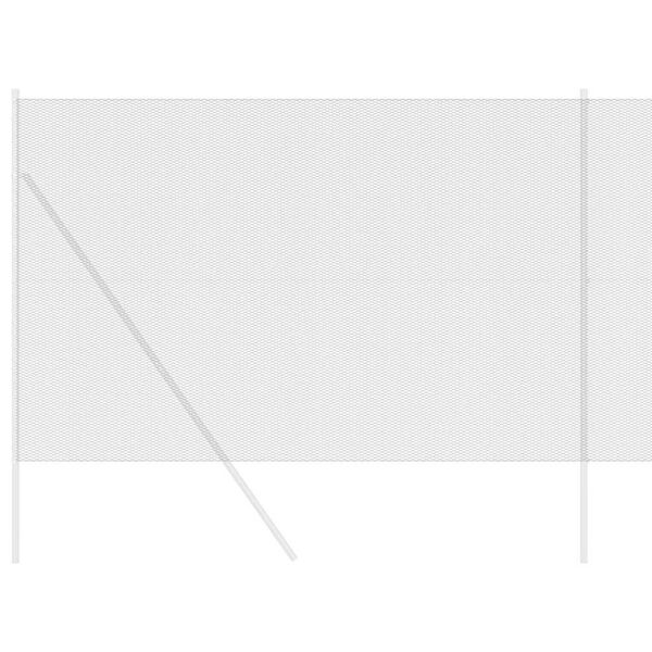 vidaXL Hexagon Hek Grijs 1.5 x 50 m Staal