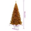 vidaXL Kerstboom met 300 LED met standaard Goud 180 cm PET
