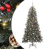 vidaXL Kunstkerstboom Groen 240 cm PVC en Plastic en Staal