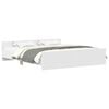 vidaXL Bedframe met hoofd- en voeteneinde wit 180x200 cm