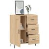 vidaXL Dressoir 69,5x34x90 cm bewerkt hout sonoma eikenkleurig