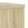 vidaXL Plantenstandaards 2 st 25x25x80 cm bewerkt hout sonoma eiken