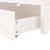vidaXL Bedframe met lades wit 100x200 cm