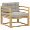vidaXL Buiten Midden Sofa Polyester Wit