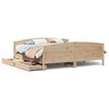 vidaXL Bedframe zonder matras massief grenenhout 160x200 cm