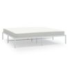 vidaXL Bedframe metaal wit 180x200 cm
