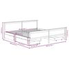 vidaXL Bedframe met 4 lades massief grenenhout honingbruin 180x200 cm
