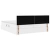 vidaXL Opslag bed met matras met opslag Puur Wit 180 x 200 cm Nep Leer