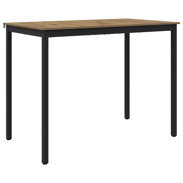 vidaXL Staande Bartafel Bewerkt hout