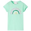 vidaXL Kindershirt 92 felgroen