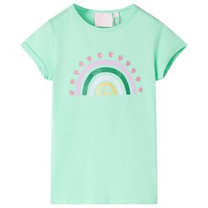vidaXL Kindershirt 92 felgroen