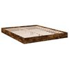 vidaXL Bedframe zonder matras hout gerookt eikenkleurig 160x200 cm