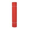 vidaXL Tapijt Effen Rood 1 x 24 m Stof