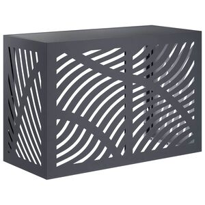 vidaXL Airconditioner hoes Antraciet 90 x 40 x 60 cm Staal