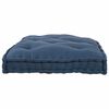 vidaXL Pallet Sofa Kussen Indigo 120 x 80 x 12 cm Stof